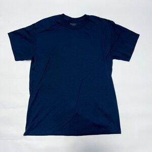 Gildan DryBlend Short Sleeve Blank Tee Navy Large